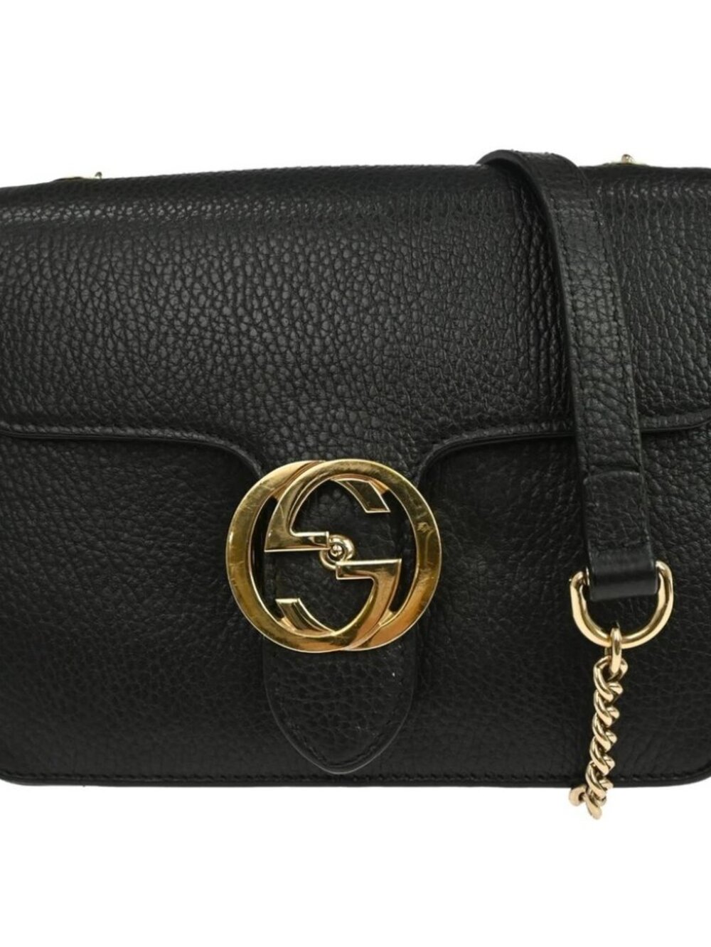 Gucci Black GG M Crossbody Bag